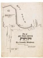 Spy Pond Grove belonging to Elizabeth Steinkrauss 1888  Crosby, Hill, Peirce, Wyman, Arlington 1890c Survey Plans